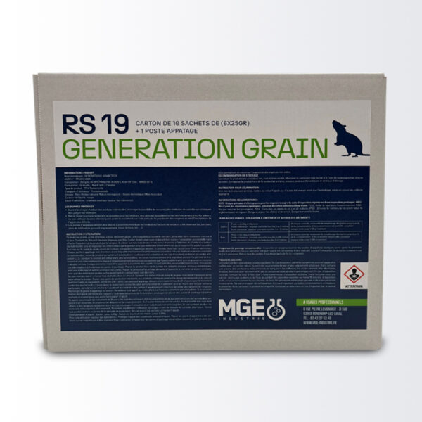 RS19 GENERATION GRAIN - Appât rodenticide en granulés