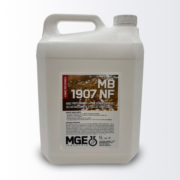 MB1907NF - Huile professionnelle pour l’usinage difficile des métaux ferreux