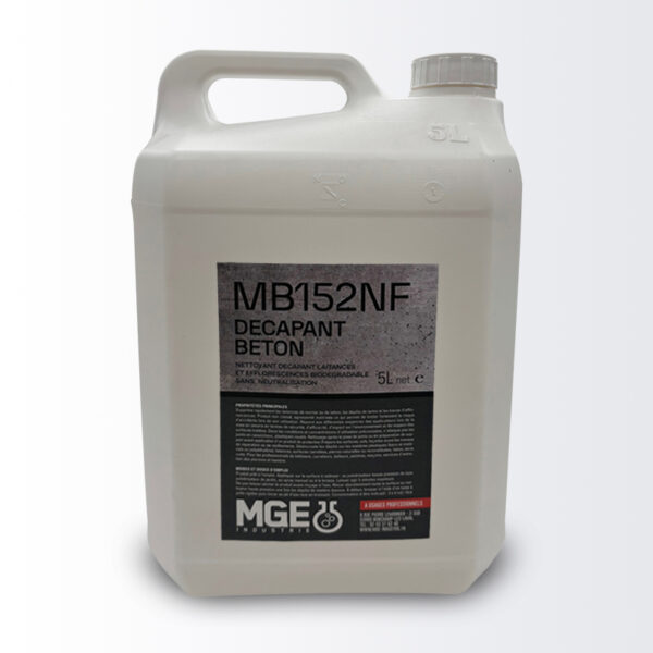 MB152NF - Nettoyant décapant laitances et efflorescences biodégradable